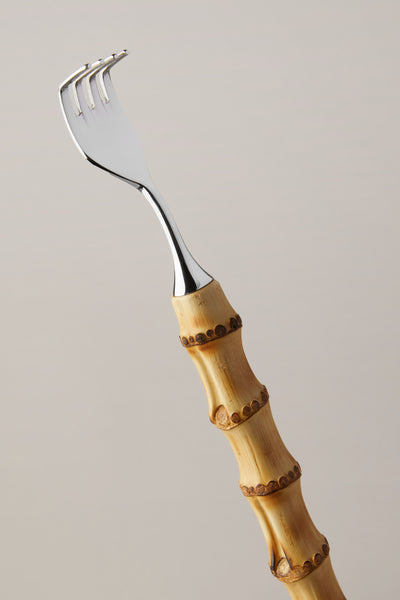 Bamboo back scratching fork – Lorenzi Milano