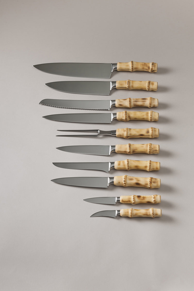 Set coltelli da cucina in Bambù - Bamboo root Kitchen knife set