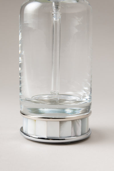 Dosatore sapone liquido vetro - Glass soap dispenser with natural