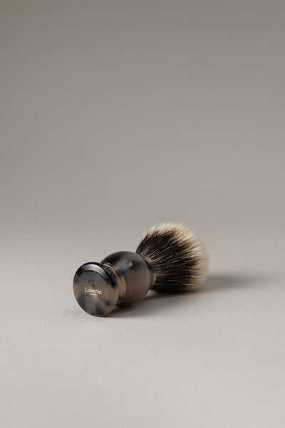 Horn shaving brush – Lorenzi Milano