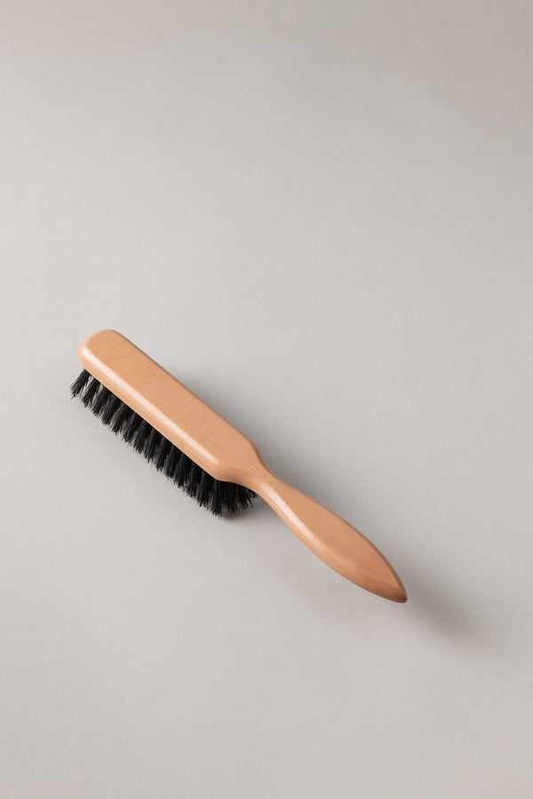 Spazzola capelli piana rettangolare nera media in Pero - Pyrus Rectangular flat brush