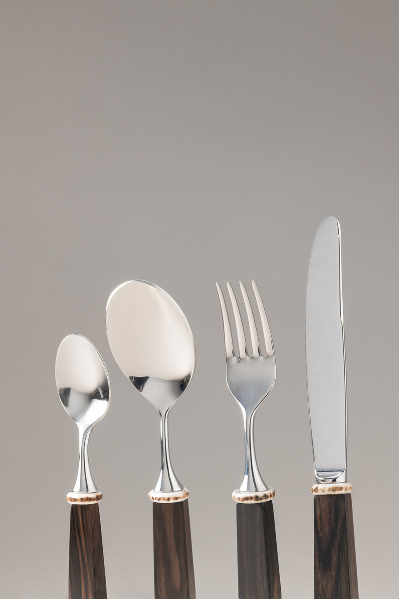 Set posate da tavola in Legno - Wood Tableware set