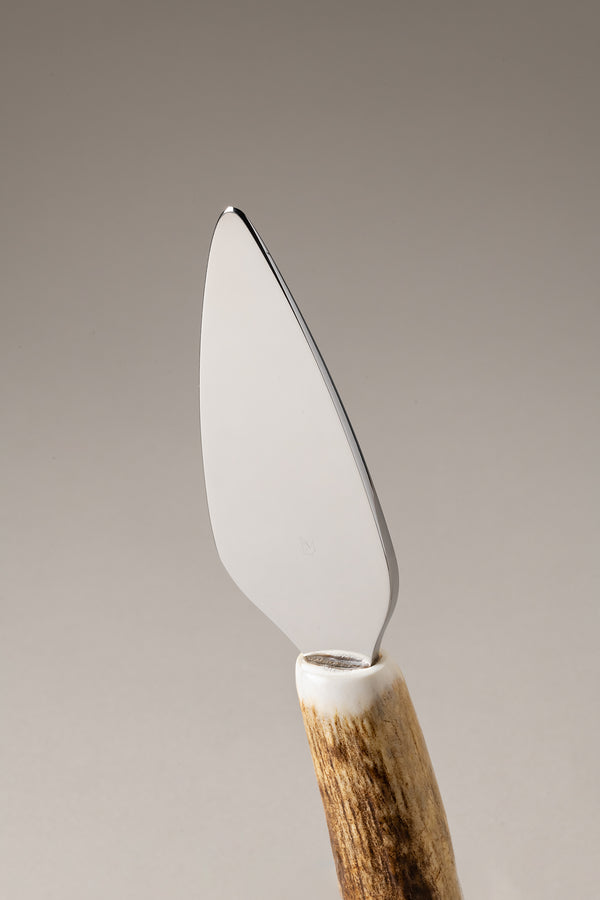 Coltello grana grande in Cervo (palco) - Stag antler Large parmesan knife