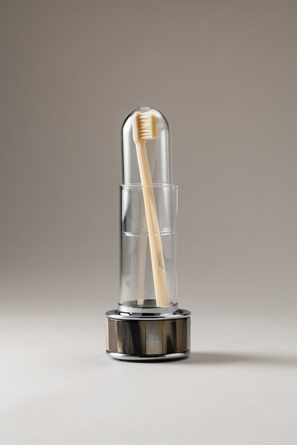 Porta spazzolino singolo in Zebu - Zebu Individual toothbrush holder