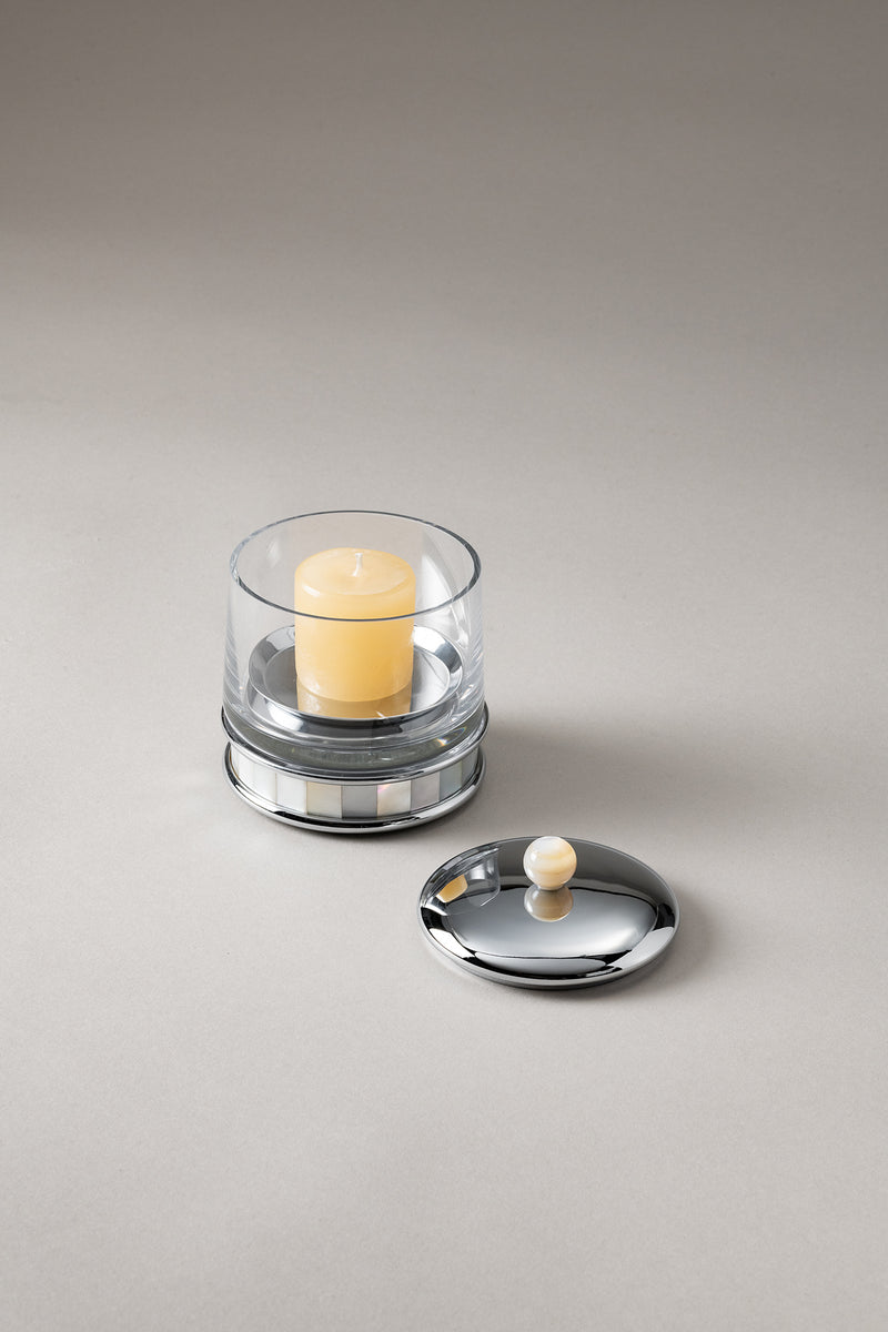 Porta candele piccolo in Madreperla - Mother of pearl Small candle holder