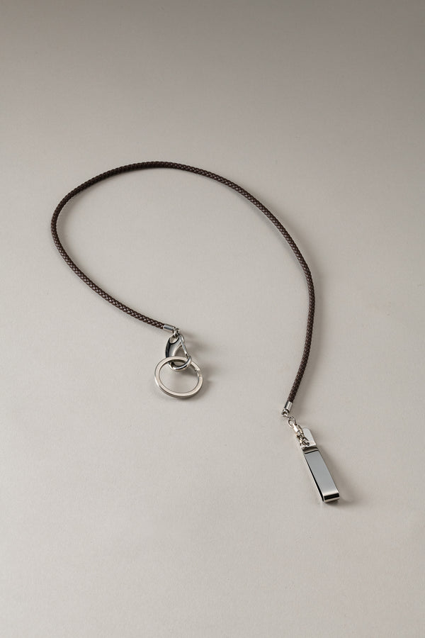 Catena portachiavi pelle in Vitello - Calfskin Leather key chain