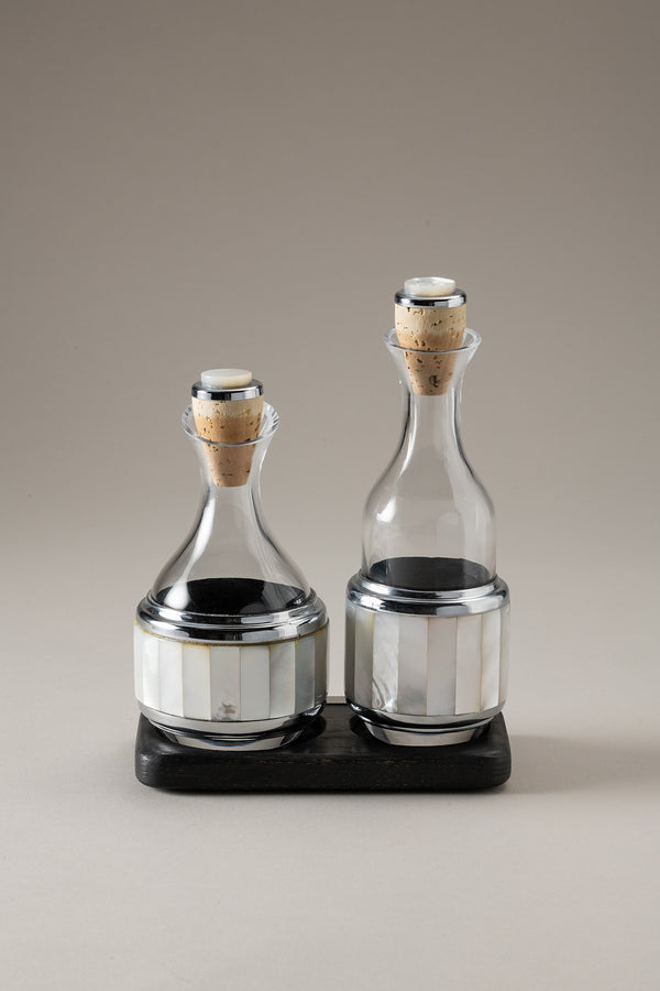Oliera tavolo essential in Madreperla - Mother of pearl Essential table pourer set