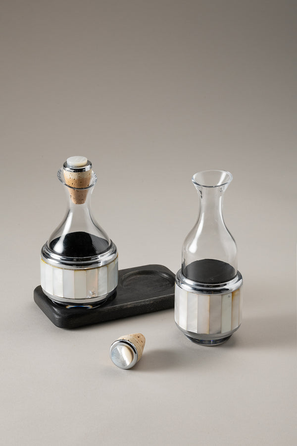 Oliera tavolo essential in Madreperla - Mother of pearl Essential table pourer set