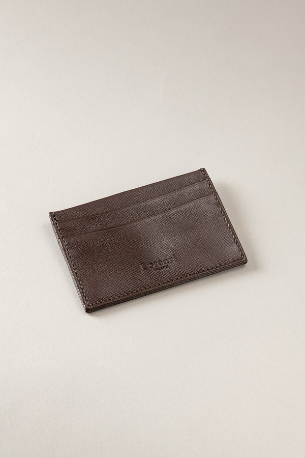 Porta carte di credito 4 in Saffiano - Saffiano style leather Credit card holder 4