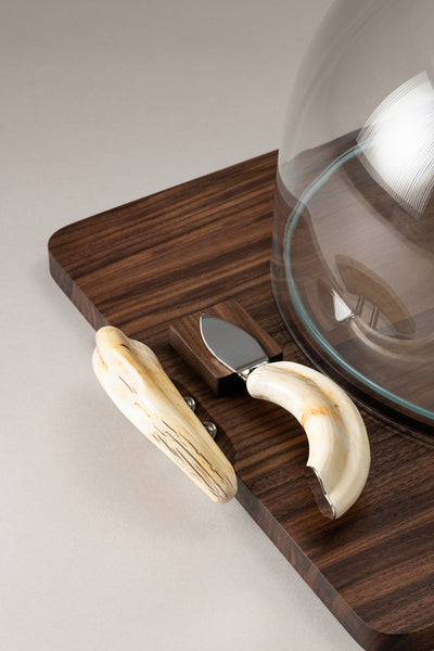 Tagliere formaggio con campana - Cheese serving board with glassdome –  Lorenzi Milano