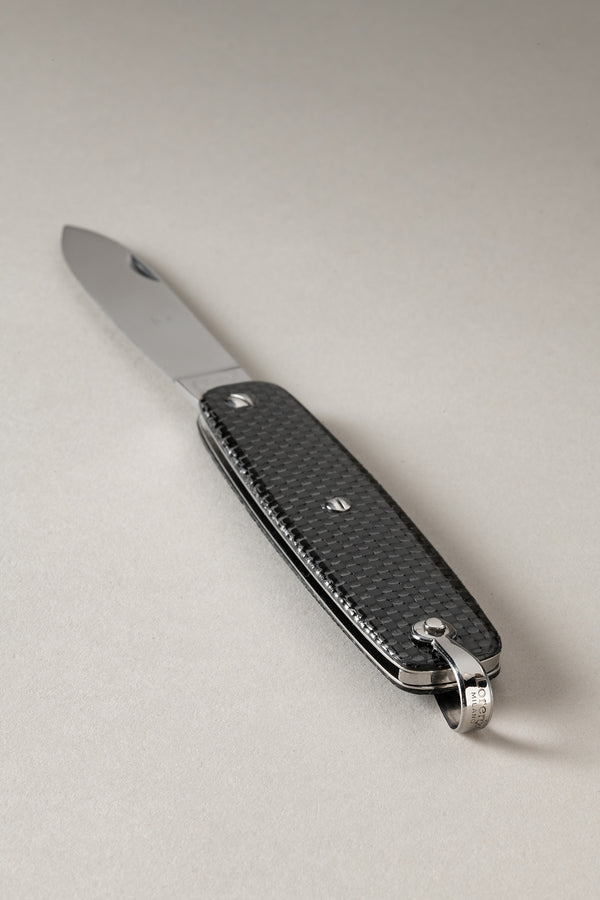 Temperino grande 1 lama in Carbonio - Carbon fiber Large pocket knife 1 blade
