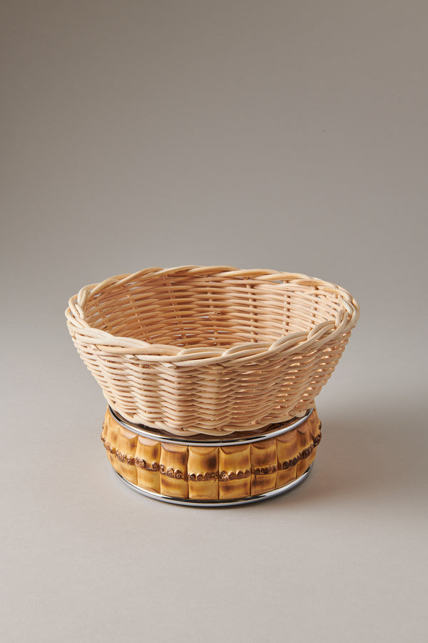 Cestino pane in Bambù - Bamboo root Bread basket