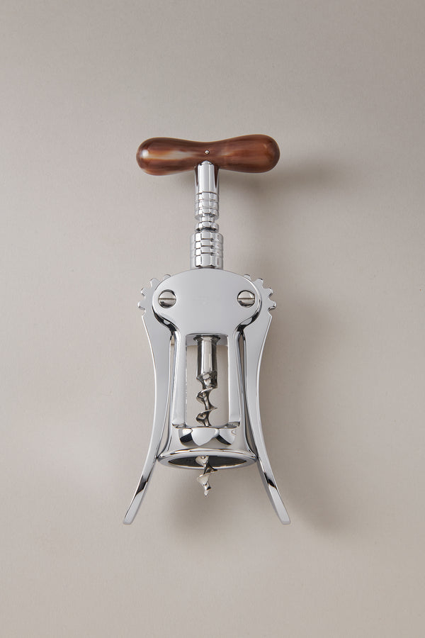 Cavatappi tradizionale ottone in Zebu - Zebu Brass double lever corkscrew