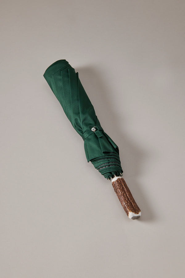 Ombrello pieghevole in Cervo (palco) - Stag antler Folding umbrella