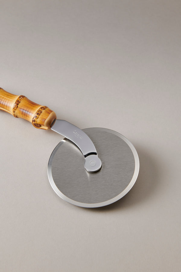 Rotella pizza in Bambù - Bamboo root Pizza cutter