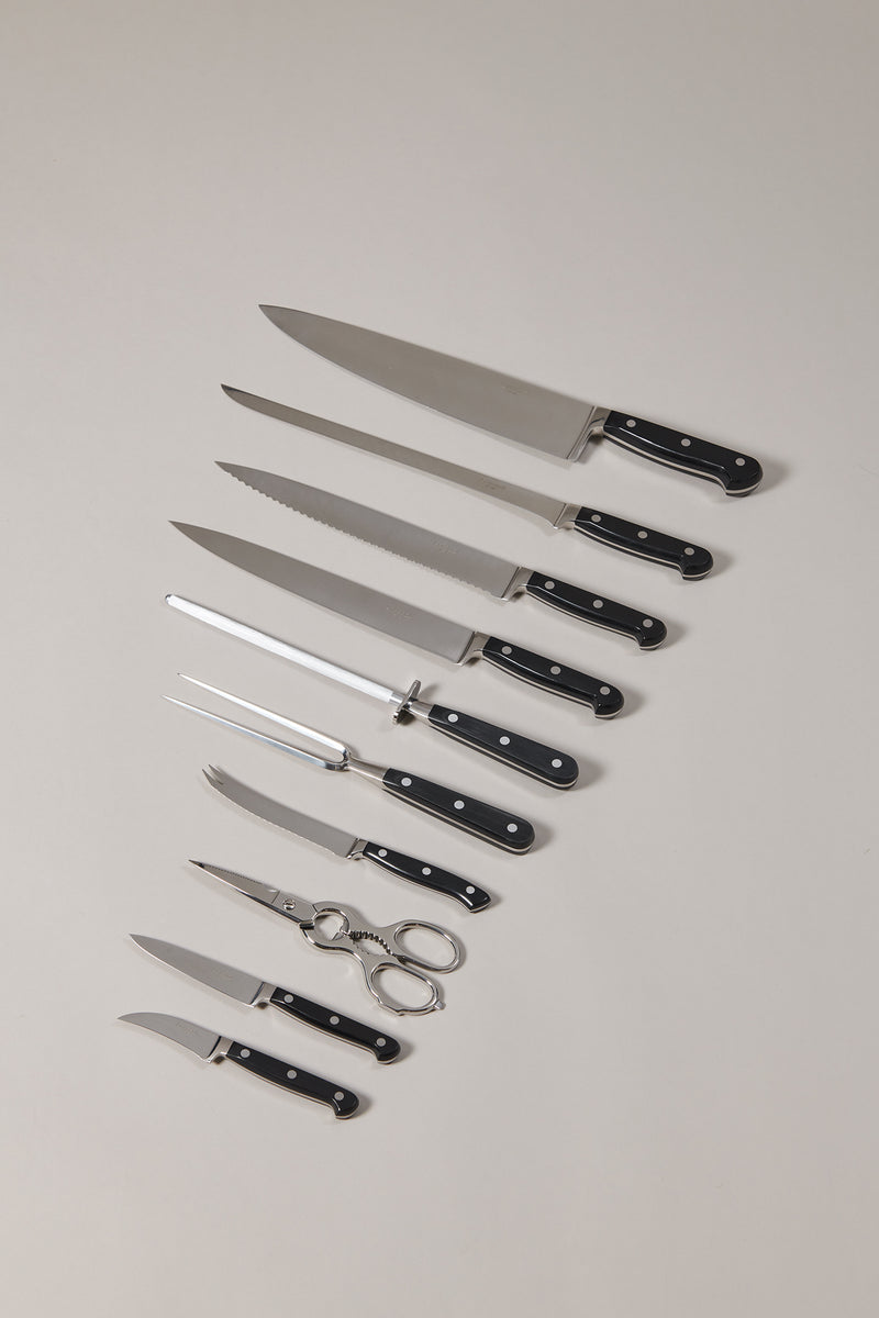 Avvolgibile coltelli da cucina in Cinghiale - Pigskin Traveling knives set