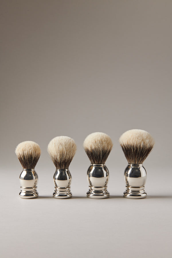 Pennello barba argento in Argento - Sterling silver Silver shaving brush