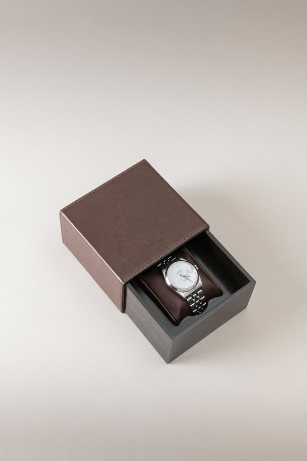 Scatola per orologio in Saffiano - Saffiano style leather Watch box