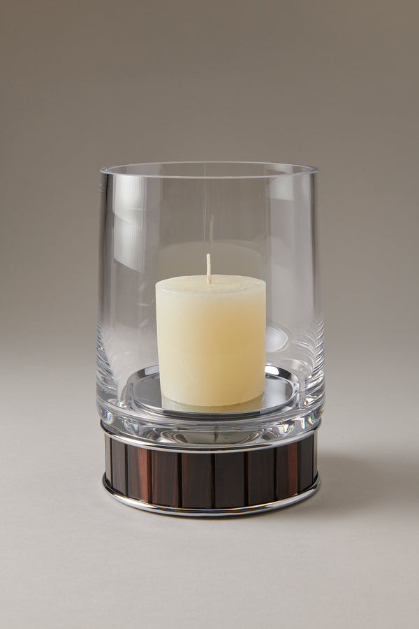 Porta candele grande in Legno - Wood Large candle holder
