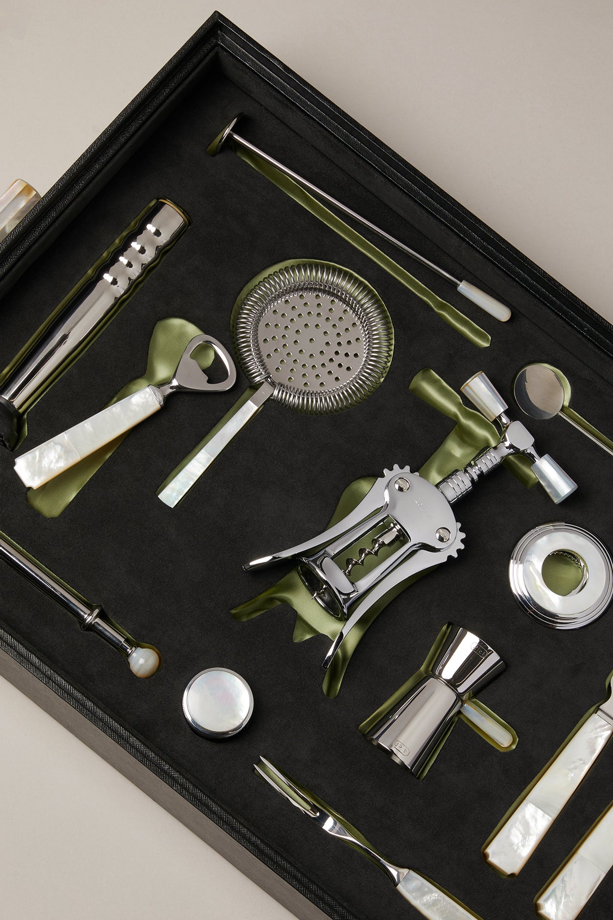 Mother of pearl Bar set – Lorenzi Milano
