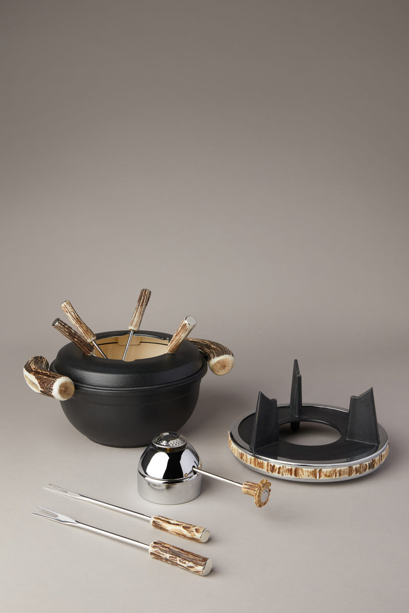 Stag antler Bourguignonne set