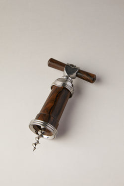 Wood mechanical corkscrew