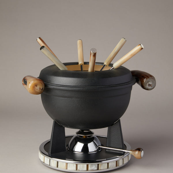 Set Piatti Fonduta Mäser Per 6 Persone | Porcellana Bianca Con Scomparti | Per Raclette E BBQ - Foto 2