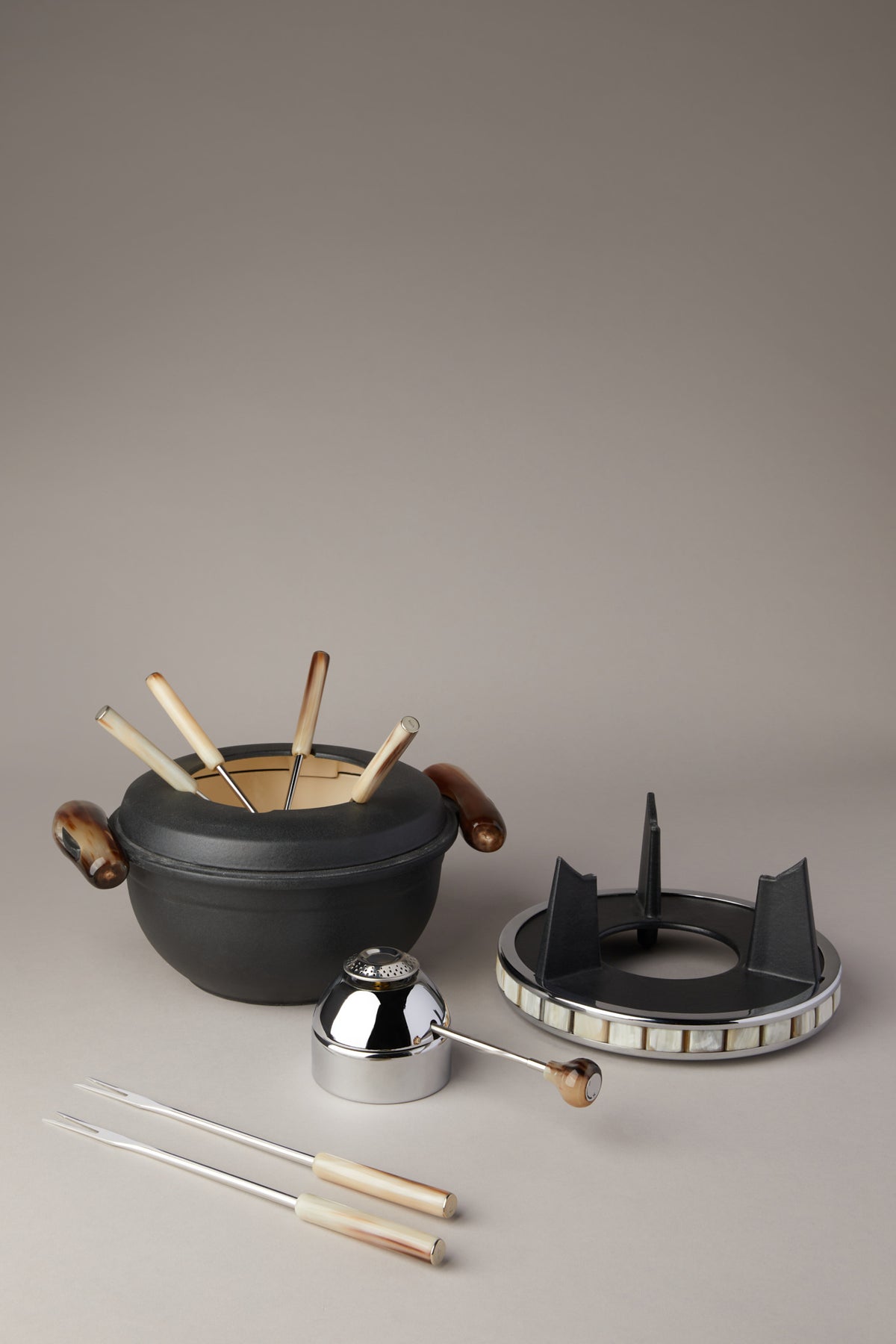 Set Piatti Fonduta Mäser Per 6 Persone | Porcellana Bianca Con Scomparti | Per Raclette E BBQ - Foto 4