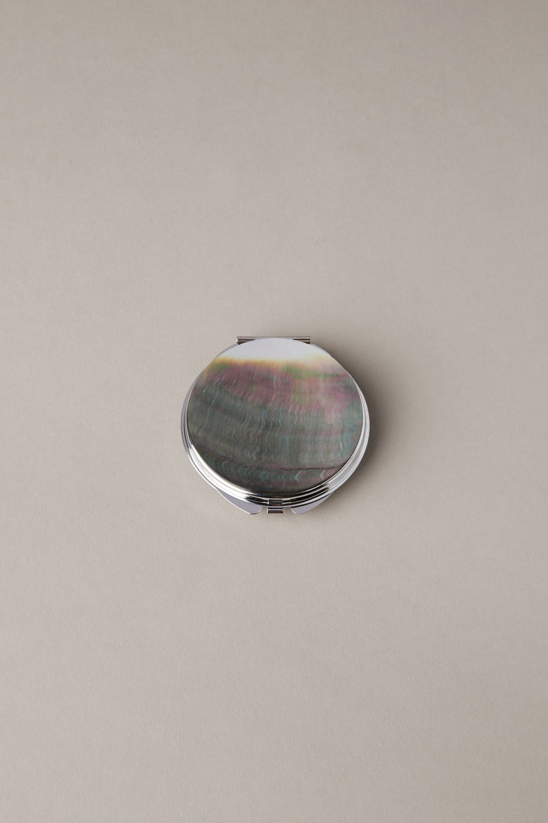 Mother of pearl small handbag mirror