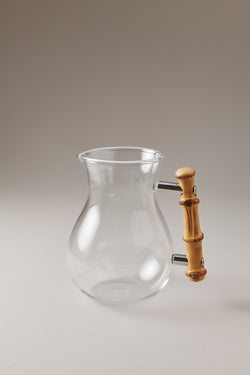Bamboo root water carafe