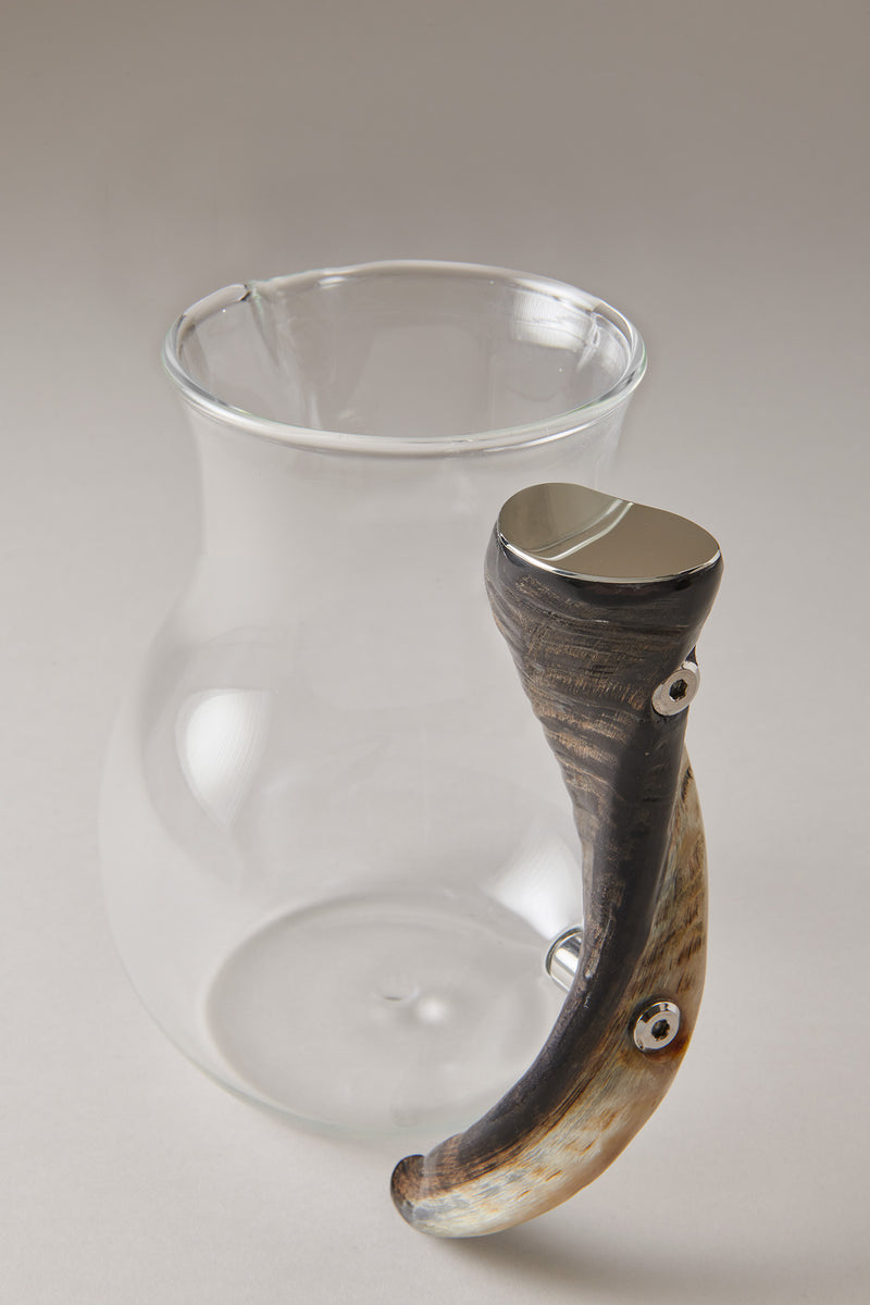 Ram horn water carafe