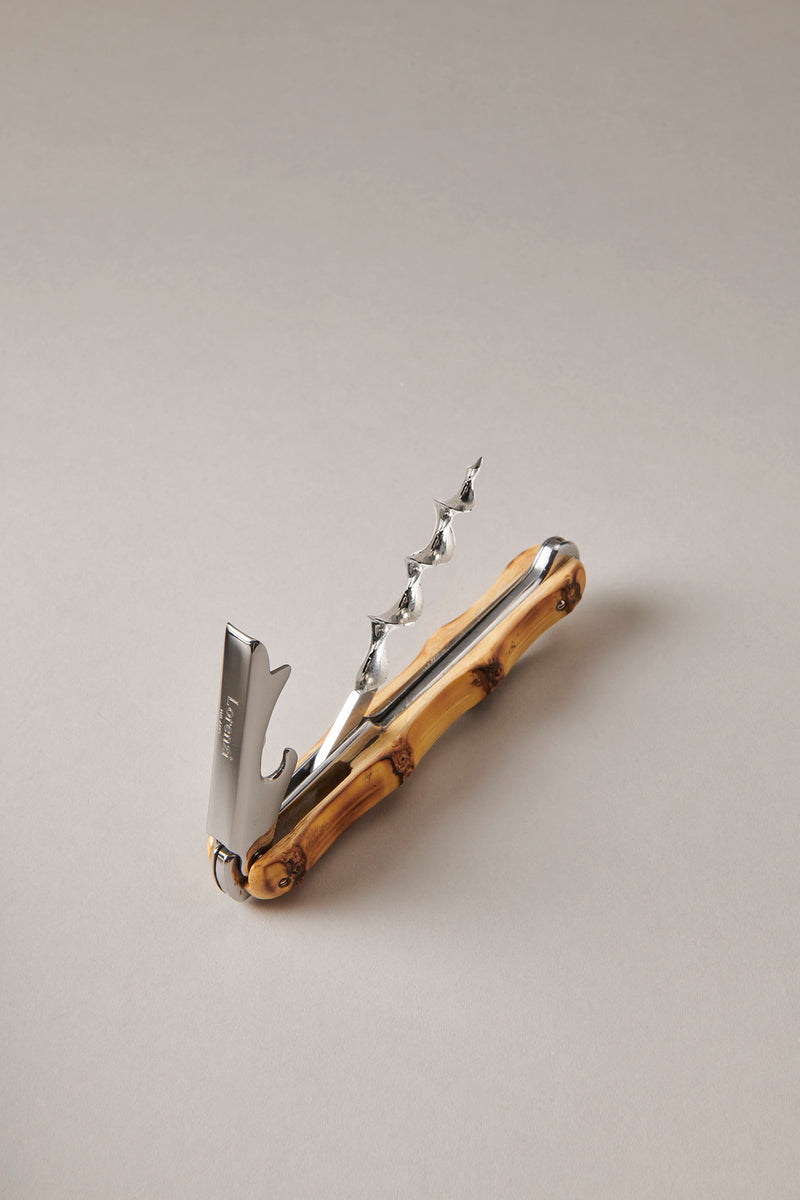 Cavatappi tipo Butler's friend con placchette in Bambù - Bamboo Butler's friend corkscrew with plates