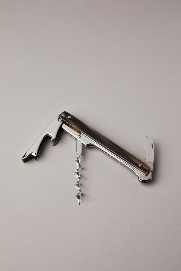 Cavatappi tipo Butler's friend con placchette in Zebù - Zebu Butler's friend corkscrew with plates