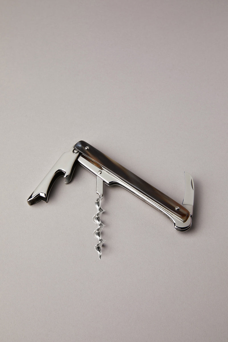 Cavatappi tipo Butler's friend con placchette in Zebù - Zebu Butler's friend corkscrew with plates