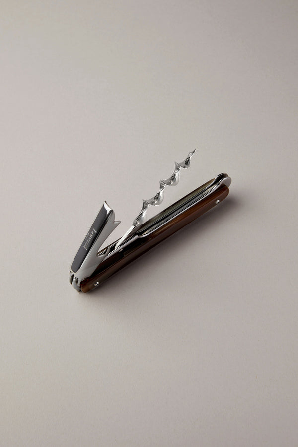 Cavatappi tipo Butler's friend con placchette in Zebù - Zebu Butler's friend corkscrew with plates