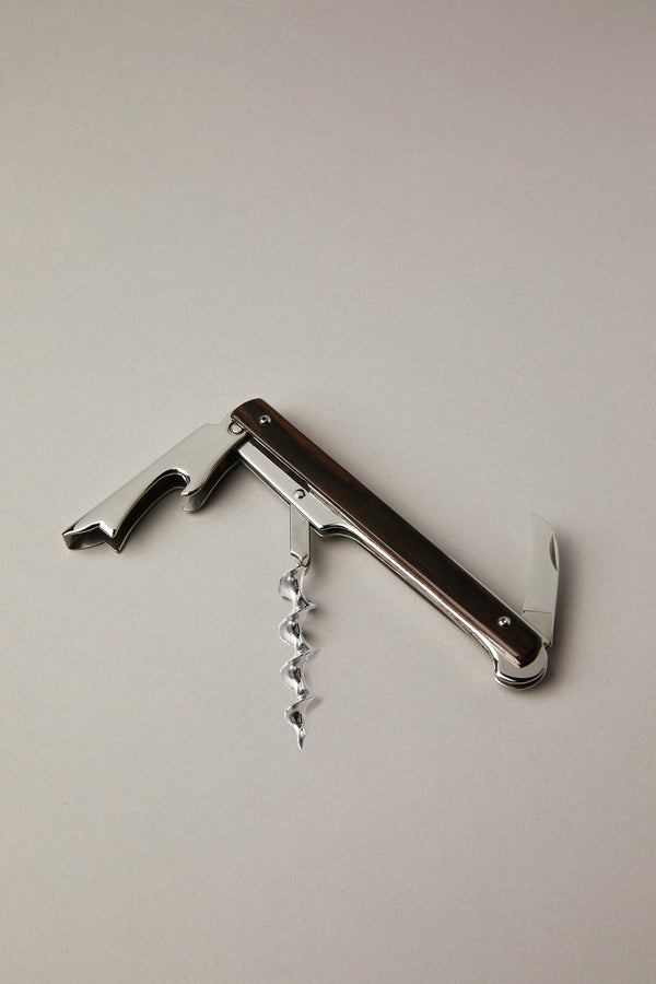 Cavatappi tipo Butler's friend con placchette in Legno - Wood Butler's friend corkscrew with plates