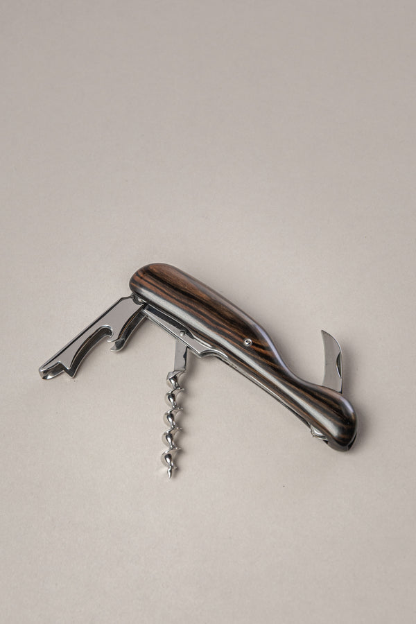 Cavatappi tipo Butler's friend in legno - Wood butler's friend corkscrew