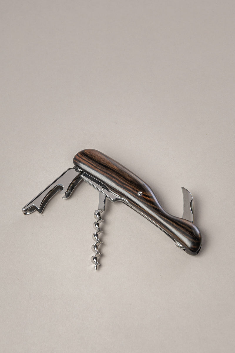 Cavatappi tipo Butler's friend in legno - Wood butler's friend corkscrew