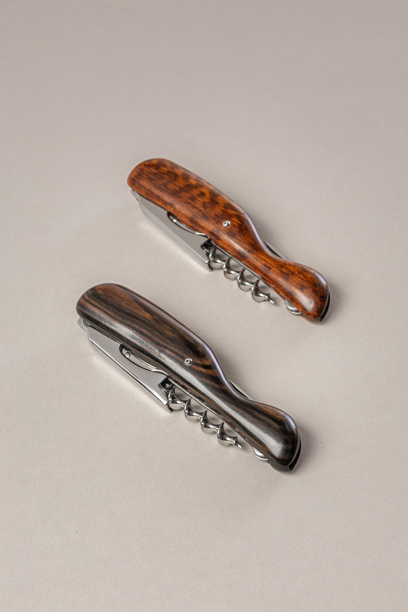 Cavatappi tipo Butler's friend in legno - Wood butler's friend corkscrew