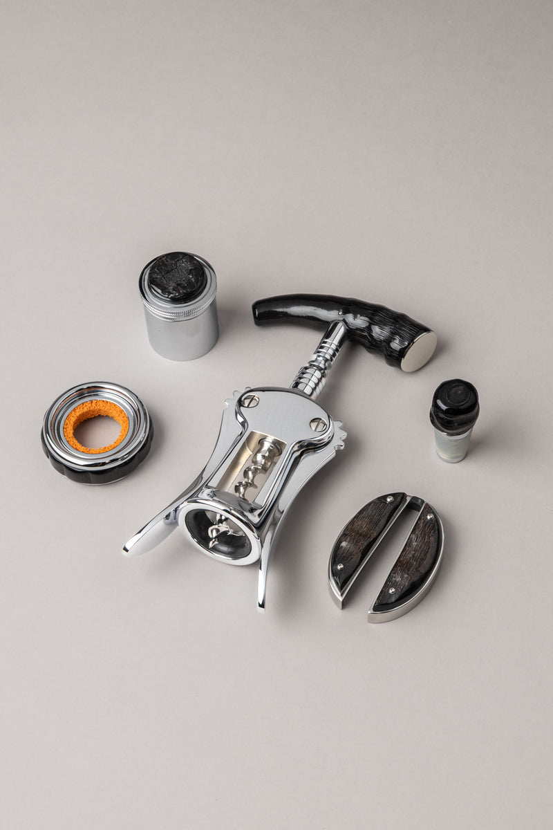 Springbok Wooden block wine set