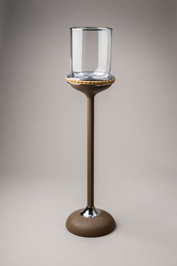 Bamboo Champagne ice bucket with stand