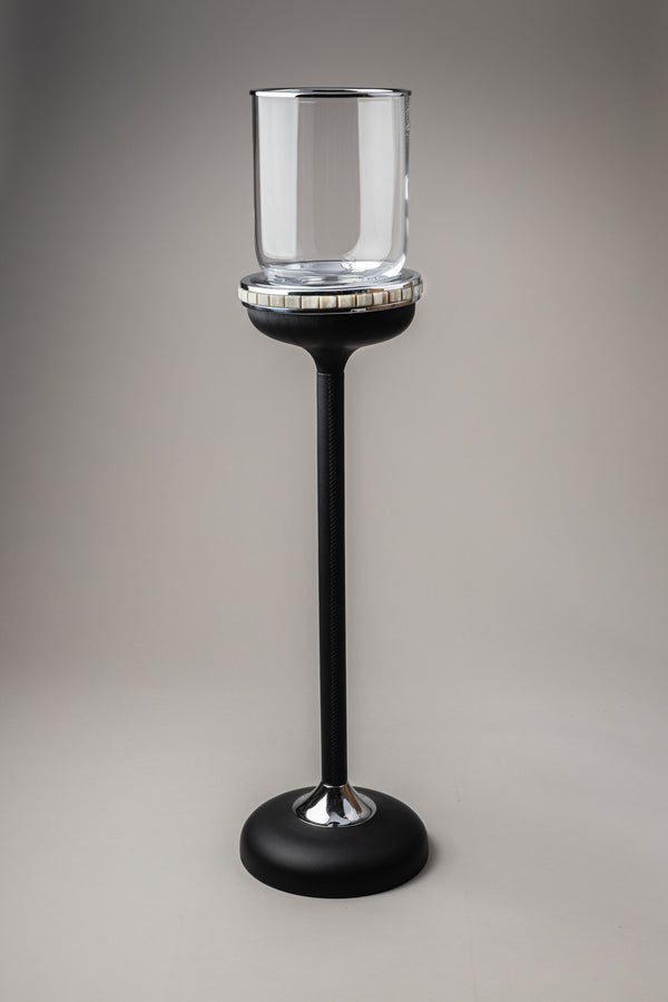 Zebu Champagne ice bucket with stand