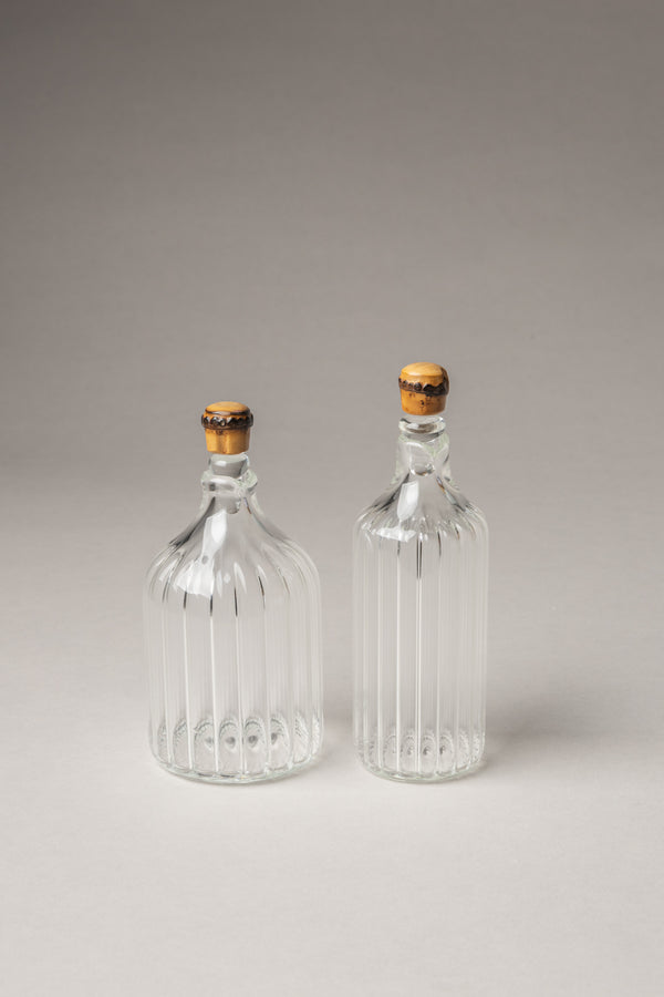 Bamboo Ribbed table pourer set