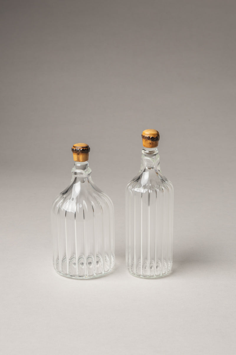 Bamboo Ribbed table pourer set