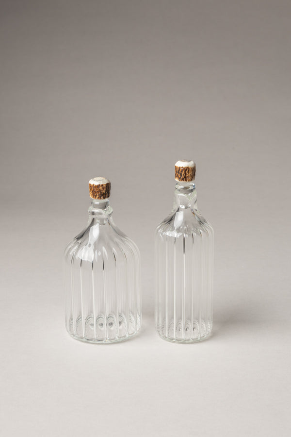 Stag antler Ribbed table pourer set