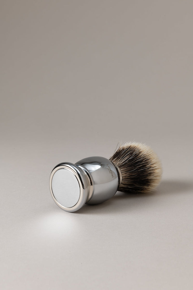 Chrome plated brass Rectangular shaving set