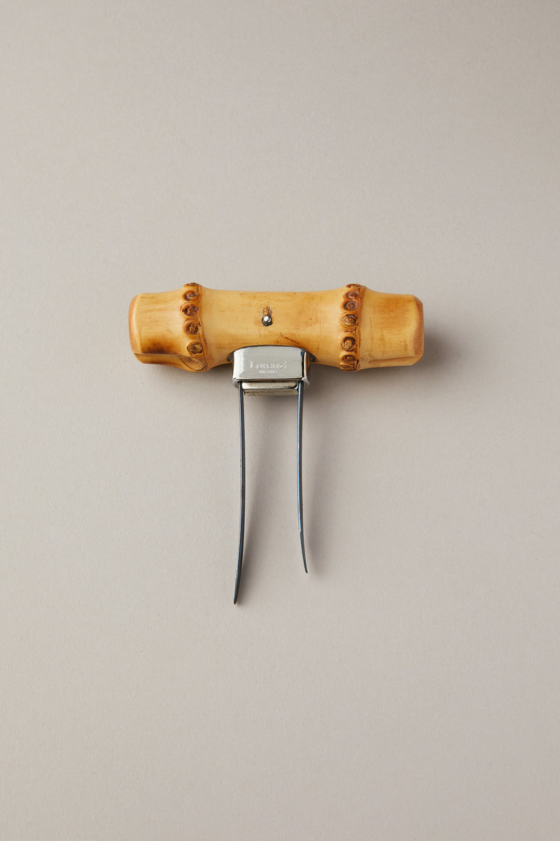 Cavatappi con lamelle in Bambù - Bamboo root Cork puller