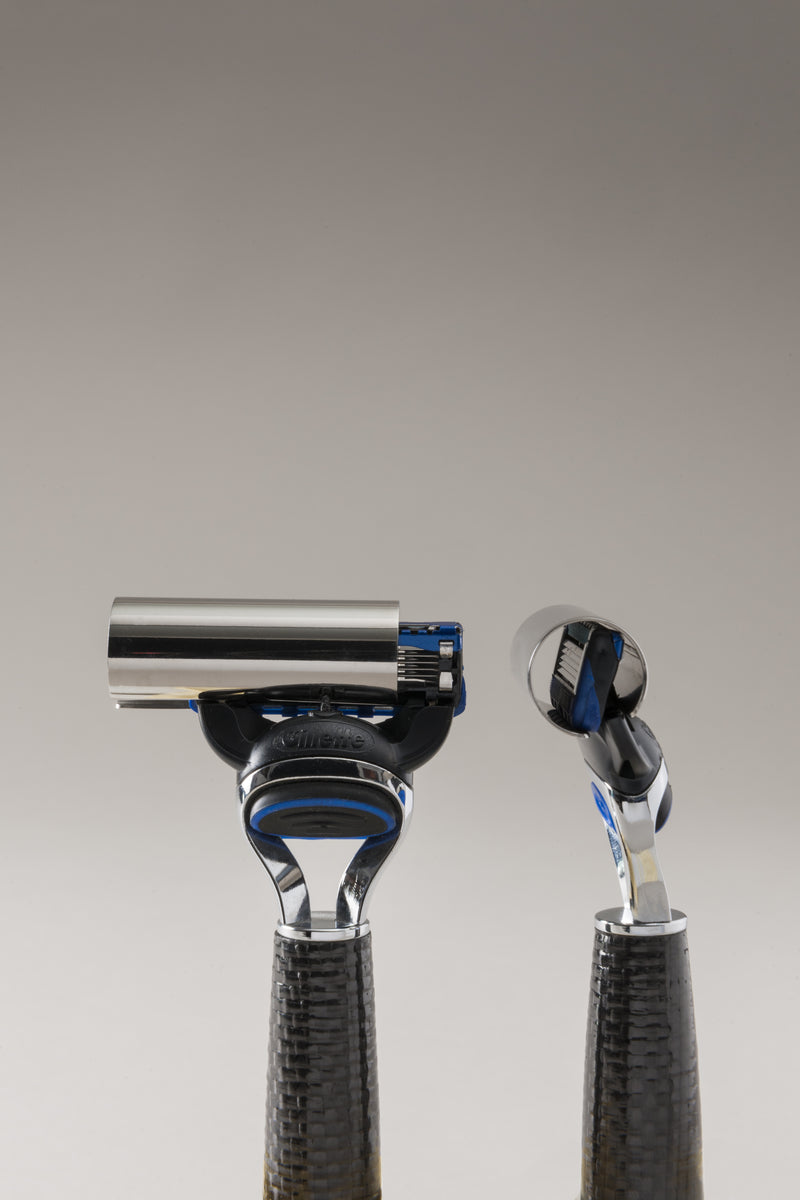 Set rasoio pennello barba viaggio - Travelling shaving set