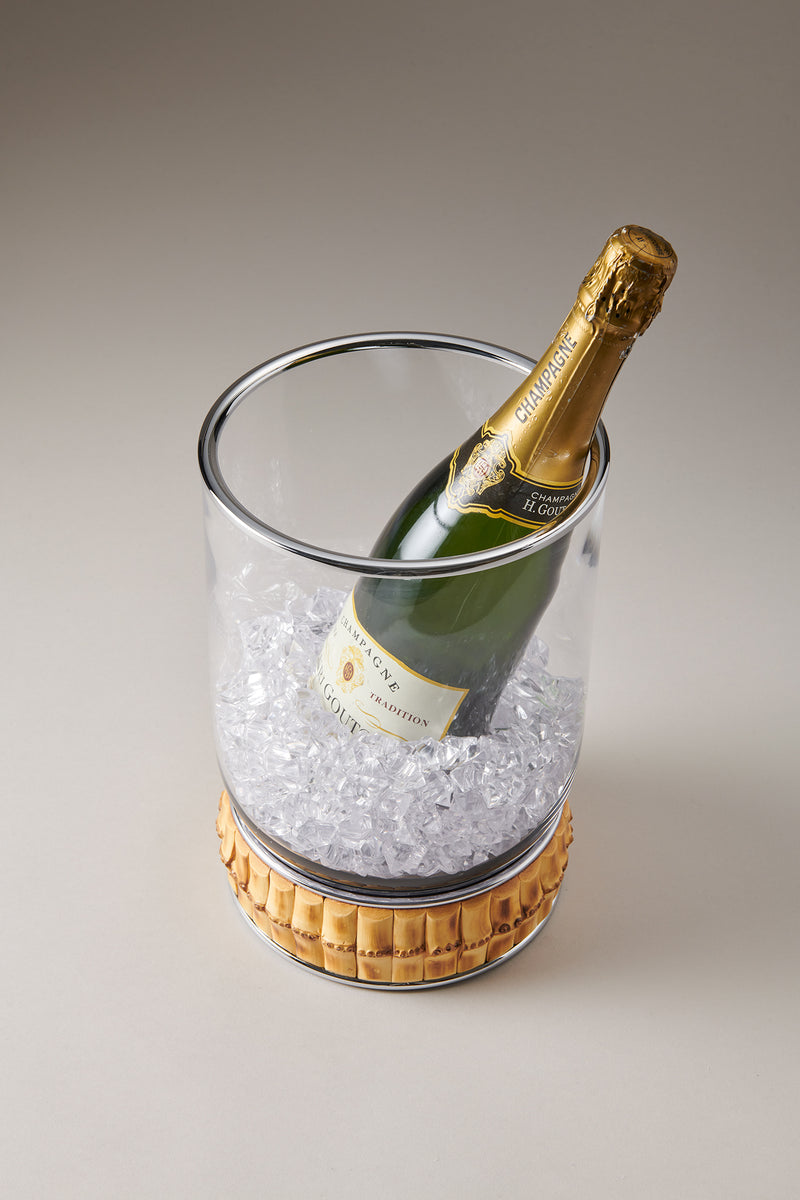 Bamboo root Champagne bucket