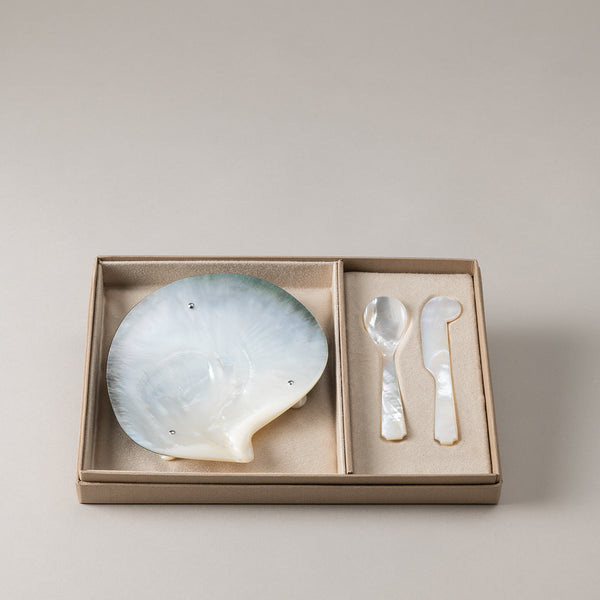 Mother of pearl Small caviar set – Lorenzi Milano